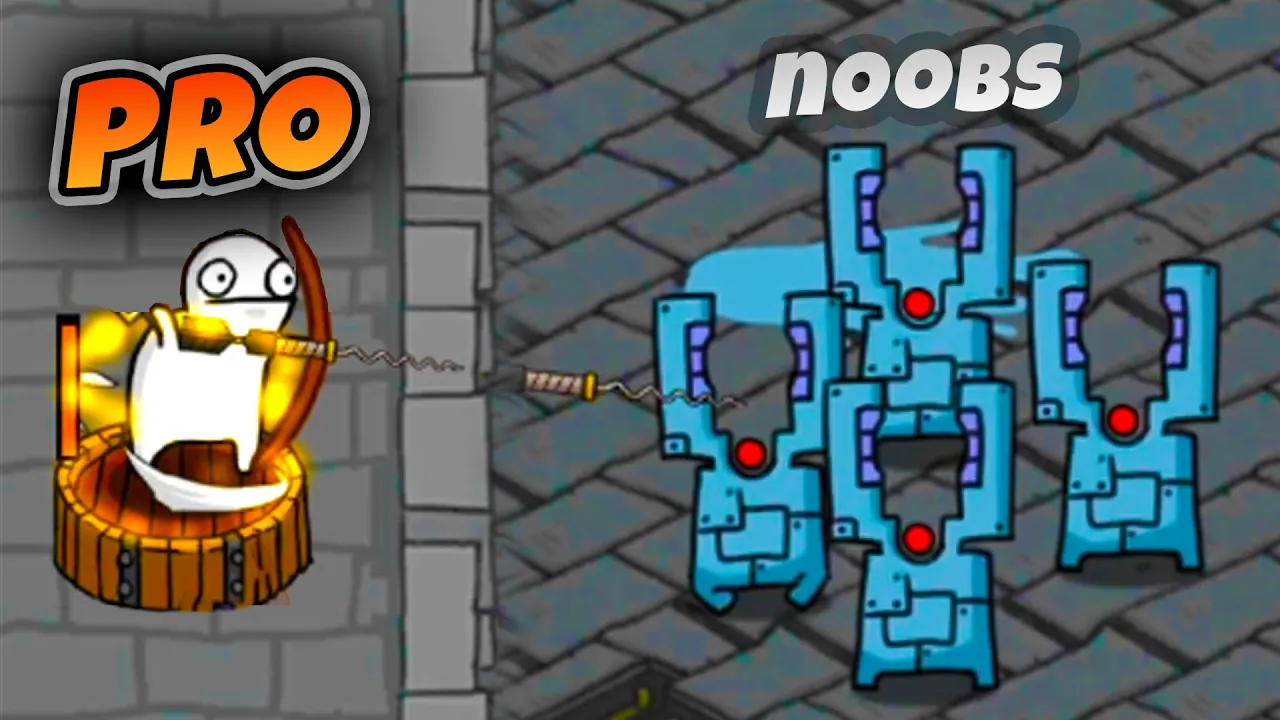 PRO bueskytte vs. NOOB robotter! 🙂