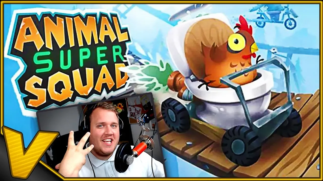 KYLLING I RAKET BADEKAR?! :: Animal Super Squad Dansk