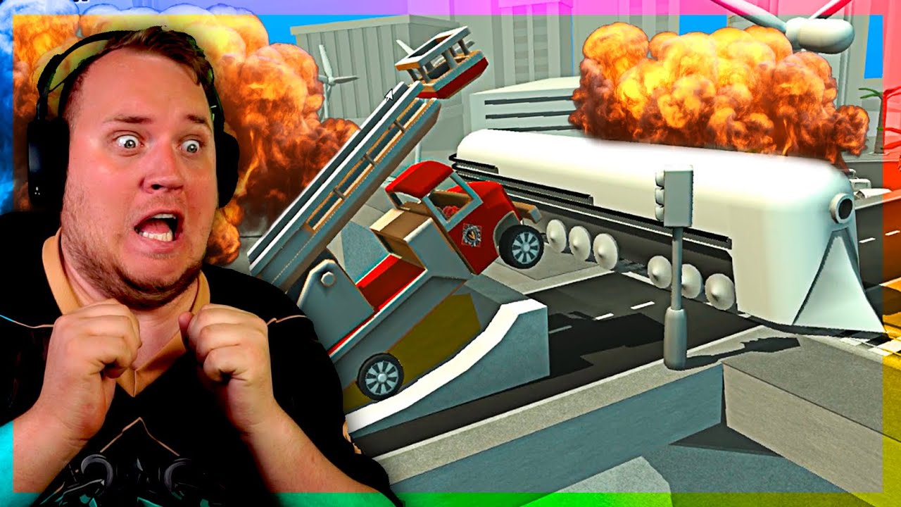 VILDESTE STUNT I BRANDBIL?! *CUSTOM BANER* :: Turbo Dismount Dansk