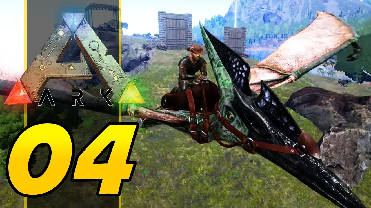 Dansk ARK Survival Evolved :: EP04 - Comkean gør Vercinger FLYVENDE!