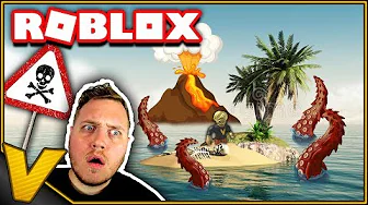 OVERLEVER VI ANGREBET PÅ ØEN?! 🌋 :: Cursed Islands Roblox Dansk