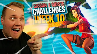 KAN HUN CLUTCHE CHALLENGES?! *WEEK 10 - SÆSON 9 SIDSTE* :: Fortnite