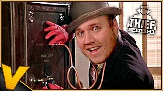 PENGESKABE FULDE AF PENGE?! :: Thief Simulator Dansk