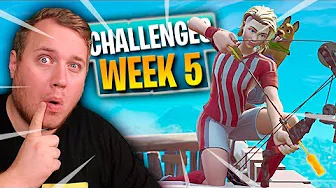LANDSHOLDET I FORTNITE KLARER CHALLENGES?! 🇩🇰 *WEEK 5* :: Fortnite Dansk