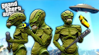 SÅDAN INVADERER ALIENS JORDEN i GTA 5 Online