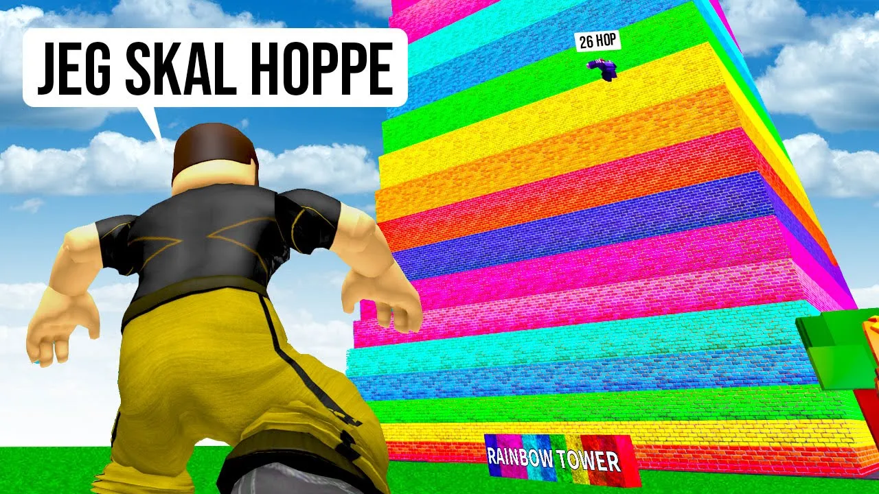 Roblox, MEN hvert SEKUND får jeg +1 JUMP Power