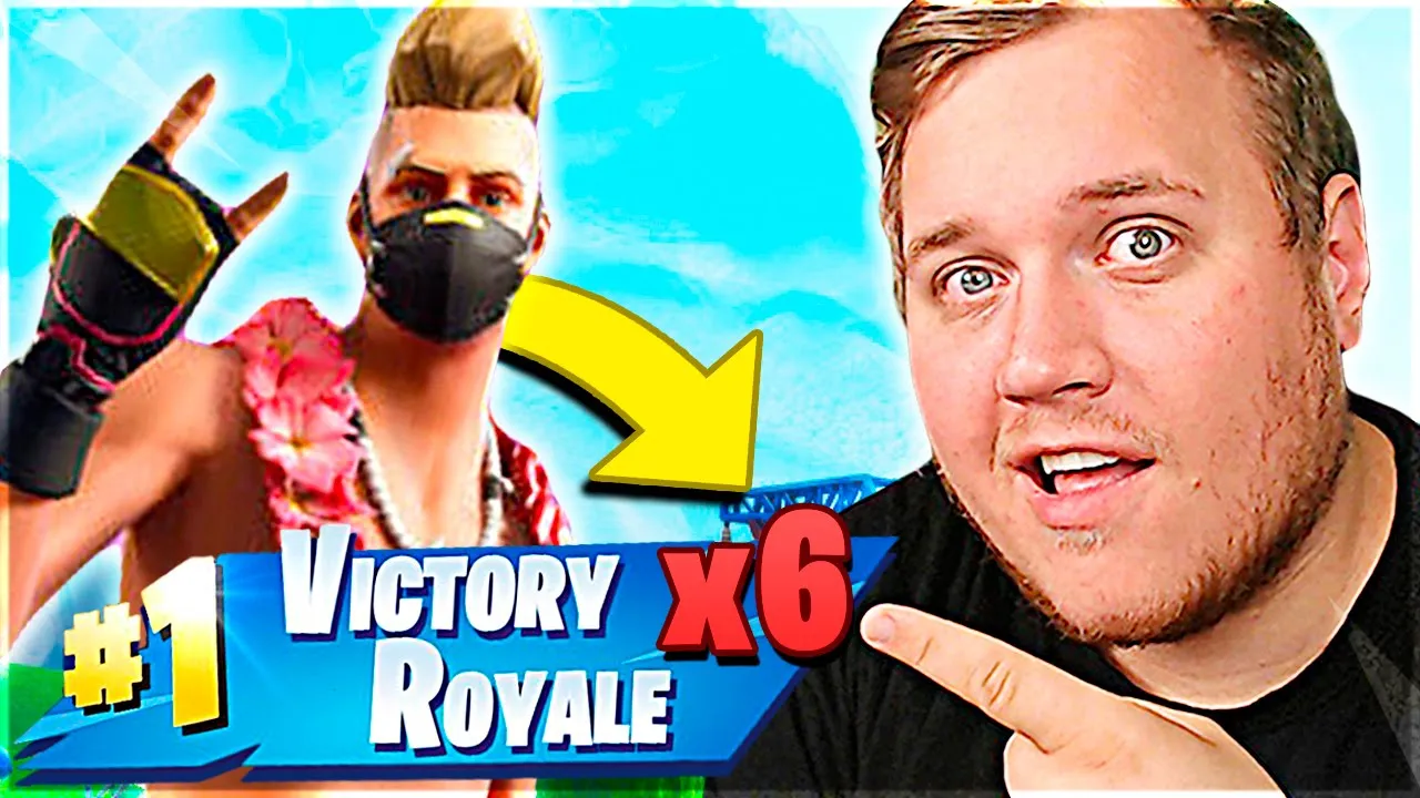 SUMMER-SKIN WINS! *KÆMPE CLUTCH* :: Fortnite