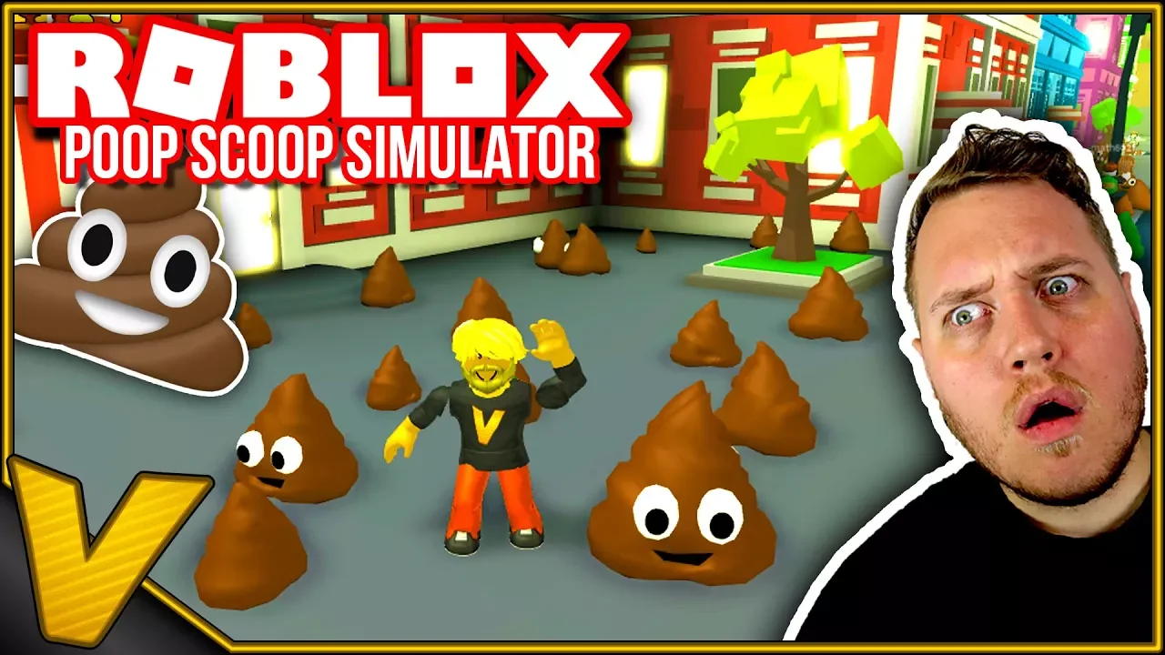 LORT OVER DET HELE! 💩 :: Poop Scoop Simulator Roblox Dansk