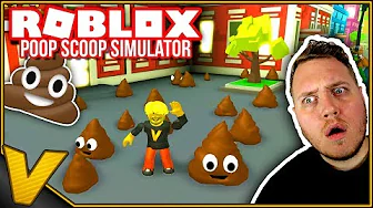 LORT OVER DET HELE! 💩 :: Poop Scoop Simulator Roblox Dansk