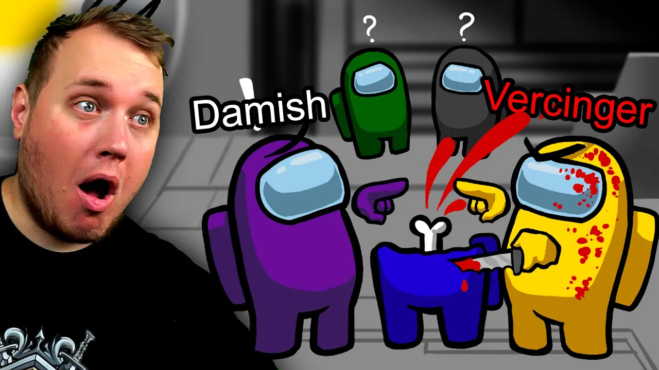 300 IQ OVERTALELSE til at STEMME USKYLDIG UD! :: Among Us Dansk