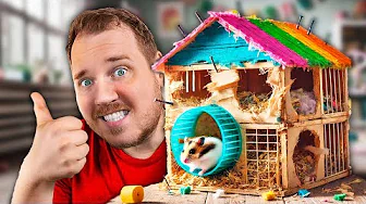 Hvad synes du om mit Hjemmelavet HAMSTER HUS? 🐹