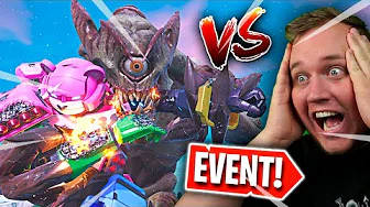 REAGERER PÅ FEDESTE FORTNITE EVENT *MONSTER vs. ROBOT* :: Fortnite Dansk