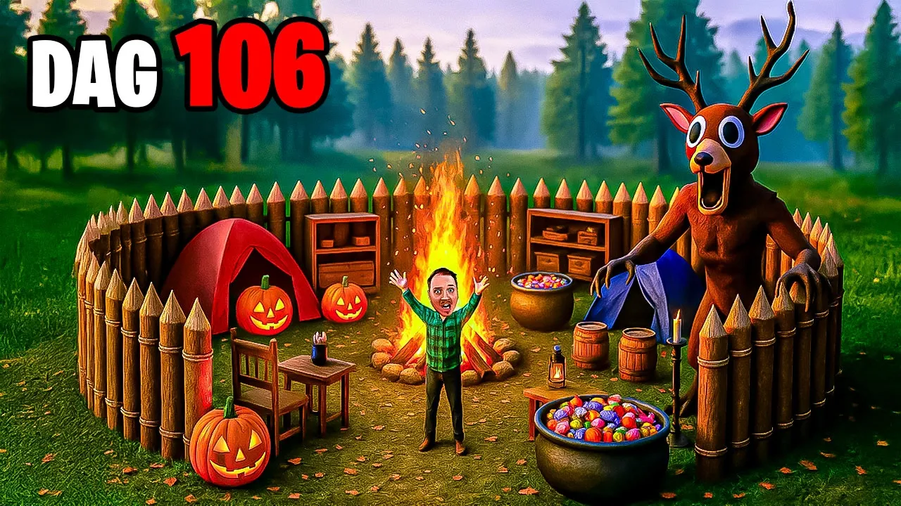 Bygger Base til Halloween i 99 Nights!