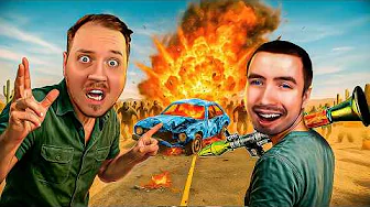Skød Vores BIL med ROCKET LAUNCHER i ZOMBIE APOKALYPSEN