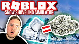INDTAGER ISBJERGET!! 🤑❄🤑 :: Snow Shoveling Simulator Ep. 7  - Dansk Roblox