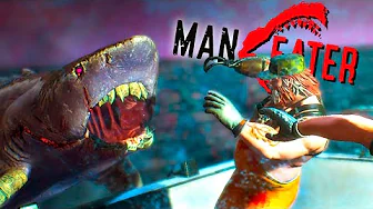 FISKETUREN GIK GALT! *JEG ÅD HANS BEN* 🦈 :: Maneater Dansk #6