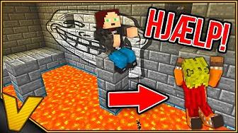 GÅR LIGE I TROLL-FÆLDEN! 😂 :: Dansk Minecraft Adventure Map