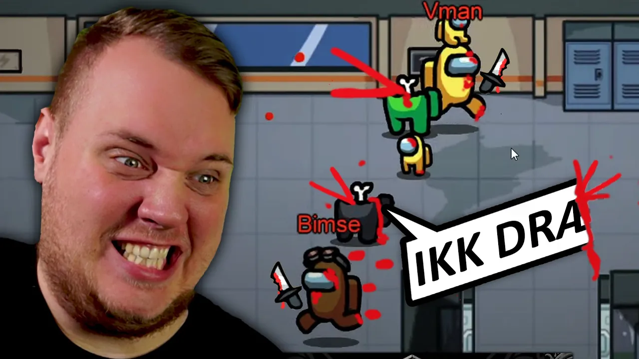 BLODIGT DOBBELT KILL! :: Among Us m. Proximity Chat