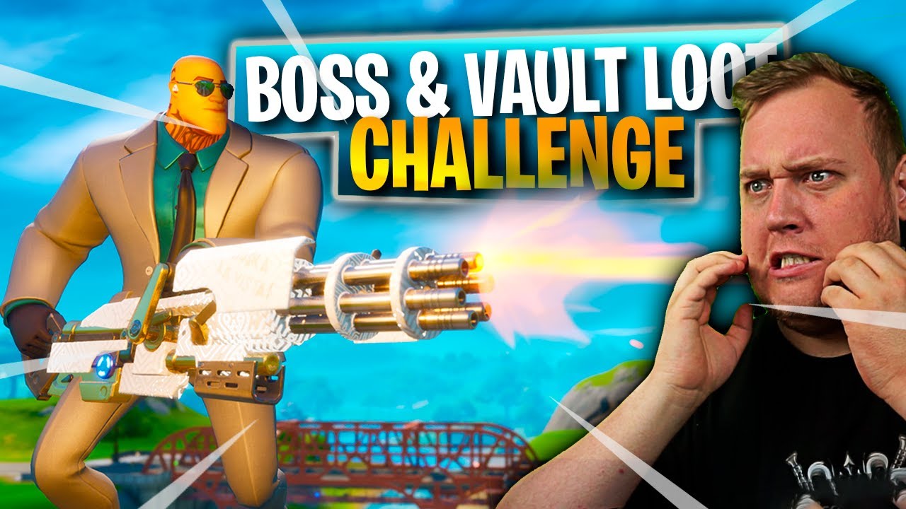 Sæson 2, men kun BOSS og VAULT LOOT *CHALLENGE* :: Fortnite Dansk