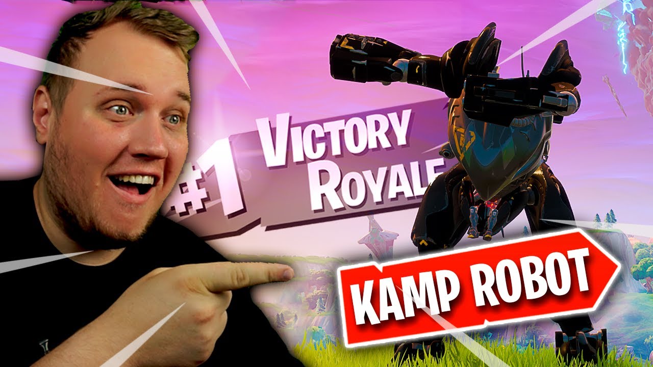 KAN MAN VINDE MED ROBOTTEN?! *CHALLENGE* :: Fortnite Dansk