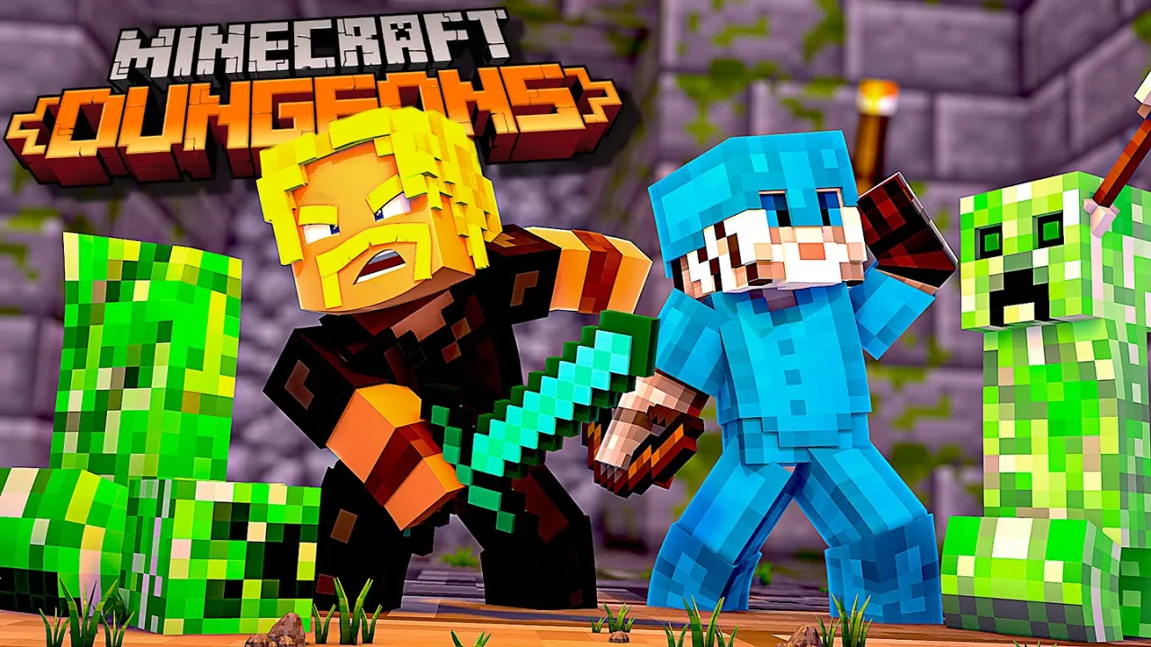 CREEPER SKOVEN! *NYT MINECRAFT SPIL* :: Minecraft Dungeons Dansk