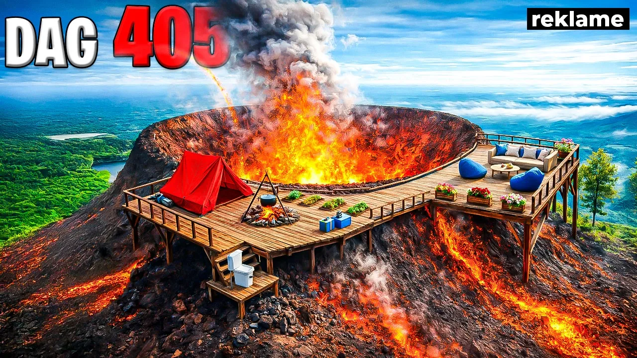 Byggede BASE på TOPPEN af VULKANEN i 99 Nights!