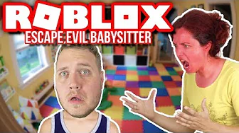 JEG STIKKER AF HJEMMEFRA! :: Dansk Roblox Escape the Evil Babysitter
