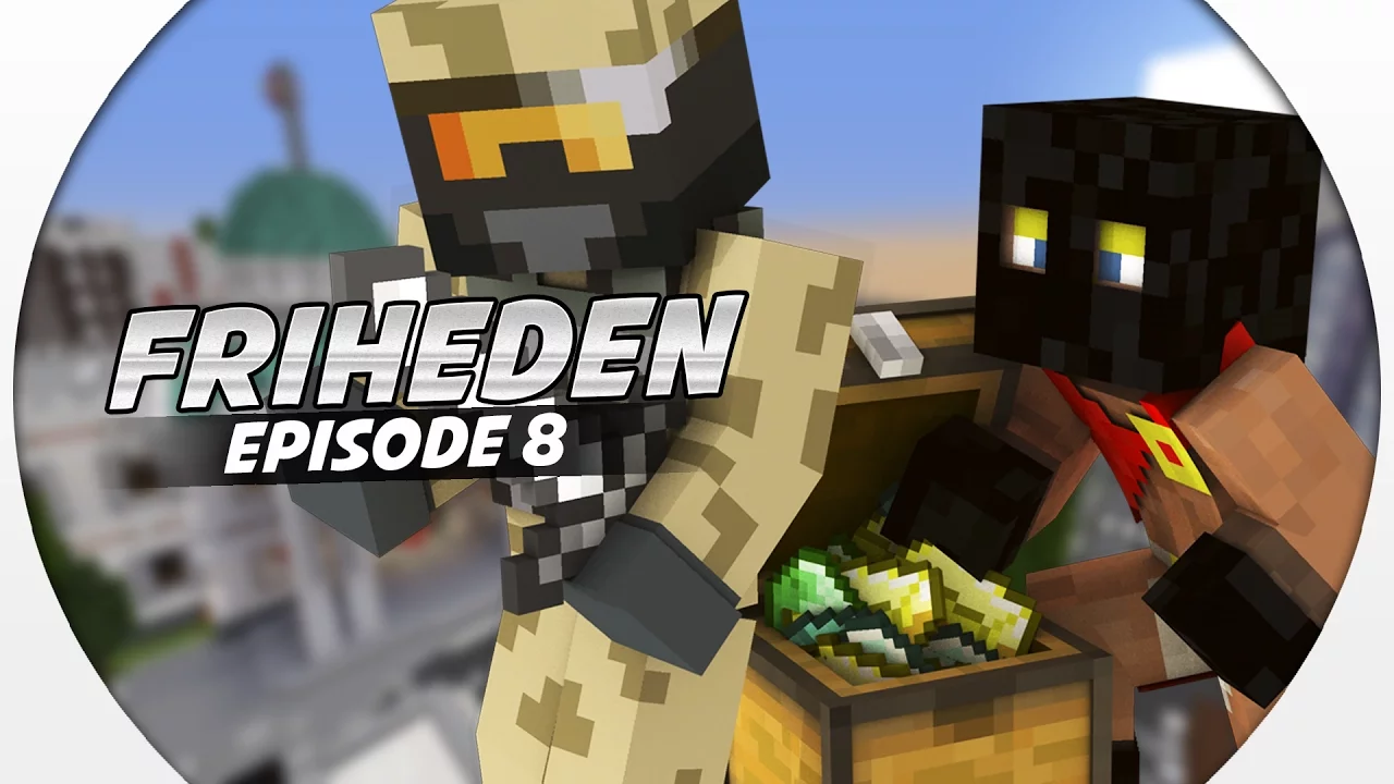 Dansk Minecraft :: Friheden: PLANLÆGGER RØVERIET! #8