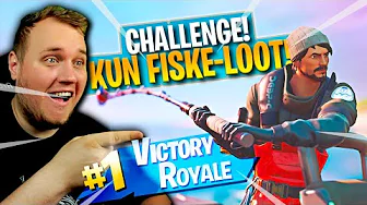SÅDAN VINDER DU M. *KUN* FISKE-LOOT 🎣 *BEDSTE FISKE STED?!* :: Fortnite Dansk m. Vercinger