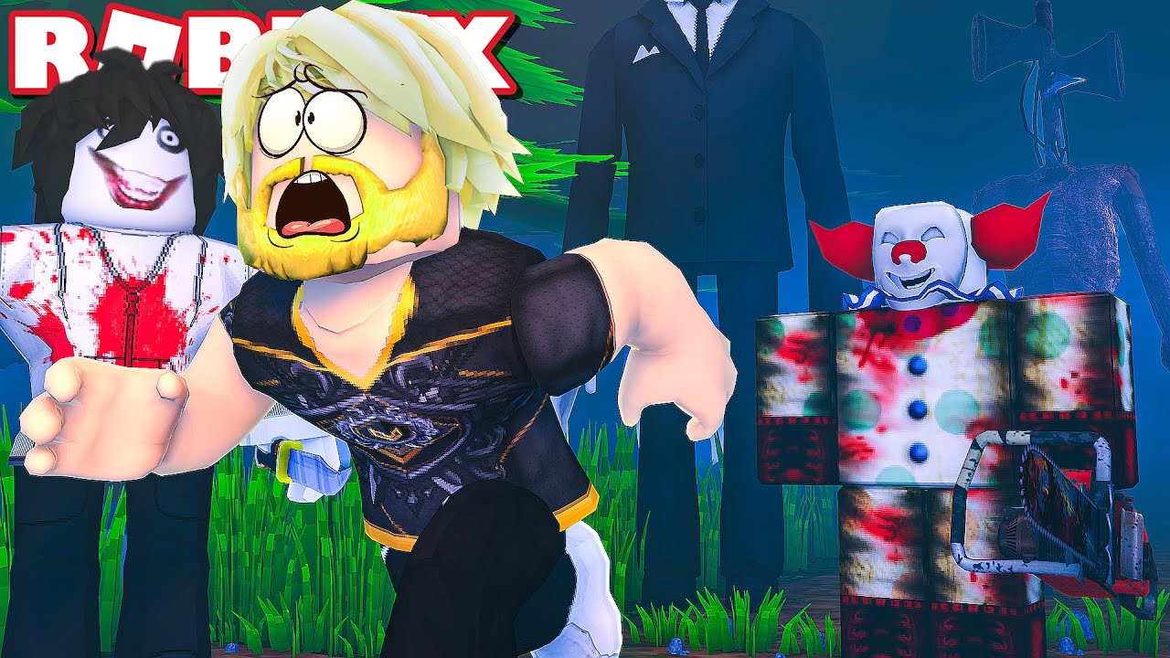 SIRENHEAD, DRÆBER KLOVN, JEFF THE KILLER! :: Survive the Killer Roblox Dansk