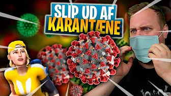 LØB! Væk fra KARANTÆNEN! :: Fortnite Dansk