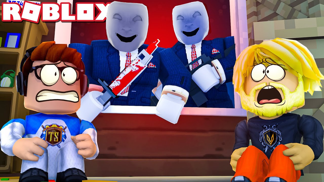 INDBRUD, MEN VI LÅ OG SOV! :: Roblox Break In Dansk