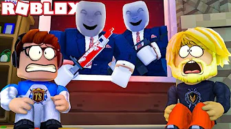 INDBRUD, MEN VI LÅ OG SOV! :: Roblox Break In Dansk