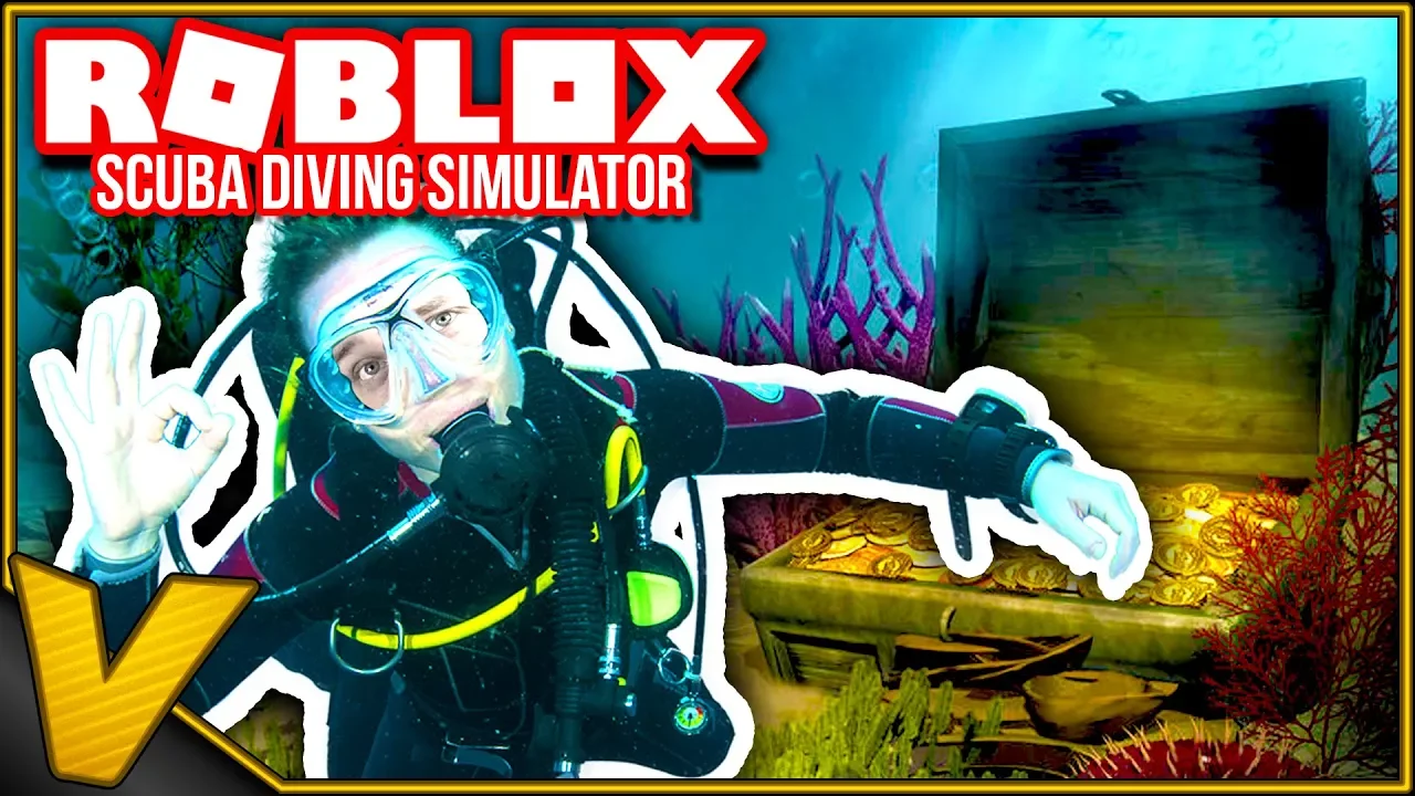 HVAD LIGGER PÅ HAVETS BUND? 🐚 :: Scuba Diving Simulator Roblox Dansk