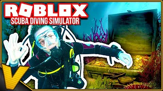 HVAD LIGGER PÅ HAVETS BUND? 🐚 :: Scuba Diving Simulator Roblox Dansk