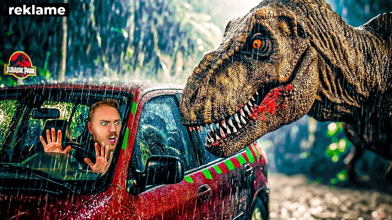 Min BIL Gik i STÅ på JURASSSIC PARK Øen!