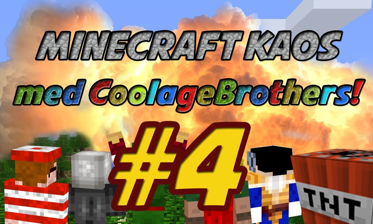 MINECRAFT KAOS m. CoolageBrothers - Ep. 4 - "YEEES! JEG FIK DIT DIAMANT!"