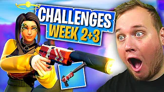 Købte EXOTIC PISTOL til CHALLENGES *WEEK 2+3* i Fortnite