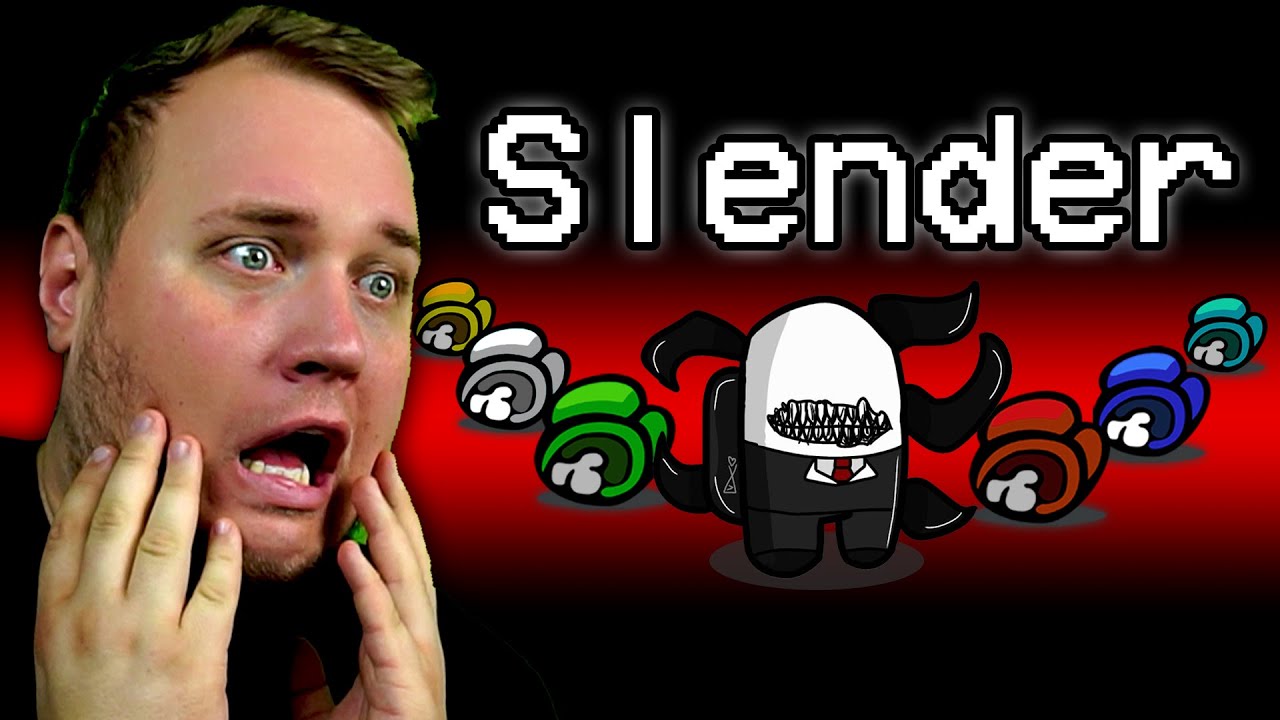JEG BLEV SLENDERMAN OG DRÆBTE *ALLE*! :: Among Us Slenderman mod