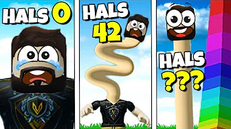 Roblox, MEN hvert SEKUND får jeg +1 LÆNGERE HALS!