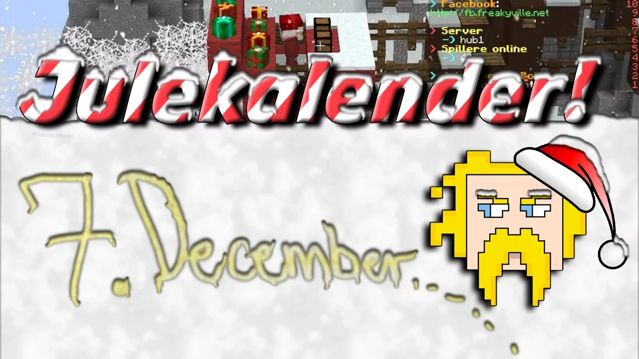 Dansk Minecraft :: Julekalender - 7. December - Parkour fra HELVEDE