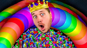 Jeg blev KONGEN af SLITHER Simulator 👑