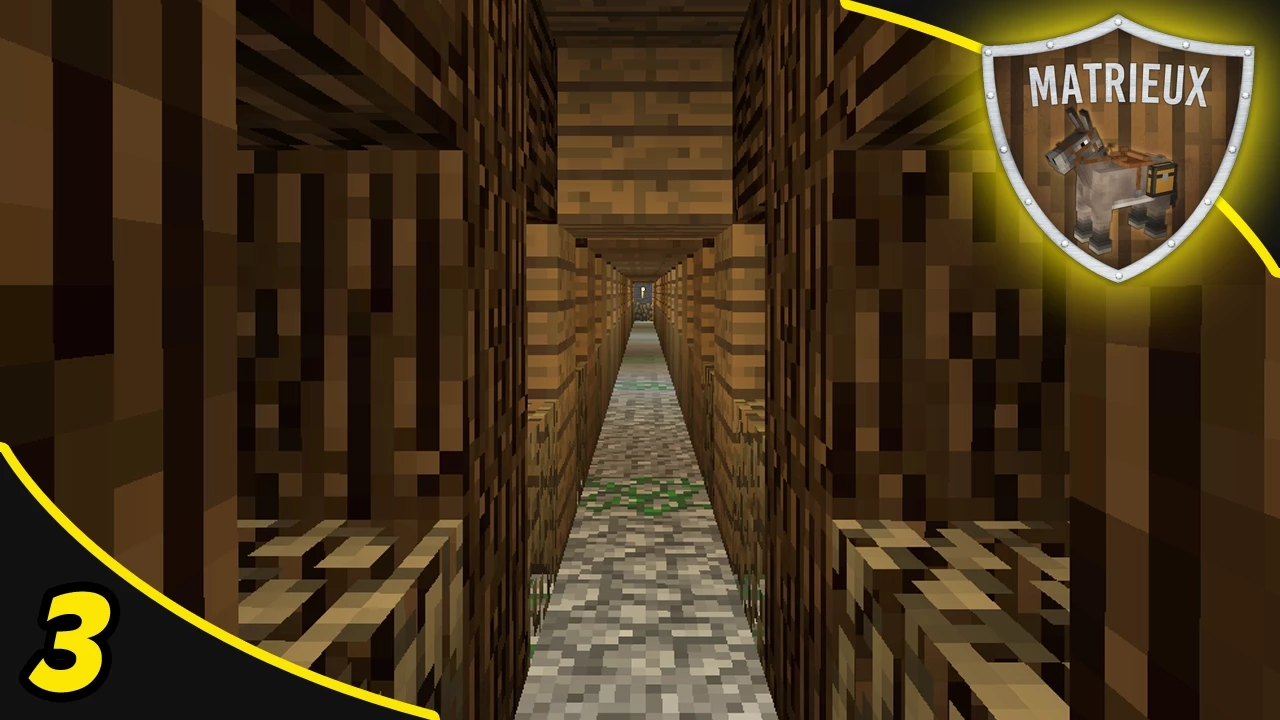 Dansk Minecraft :: Matrieux Nomaderne: EP3 - Bygger en FLUGTVEJ!