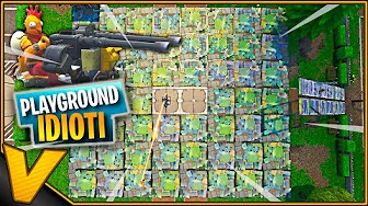 ÉN TURRET vs. TRE PICKAXE *NYT MINIGAME* :: Dansk Fortnite Playground