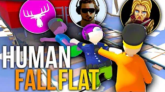 UMULIGT IKKE AT GRINE! :: Dansk Human: Fall Flat - m. ComKean og DenMandigeElg