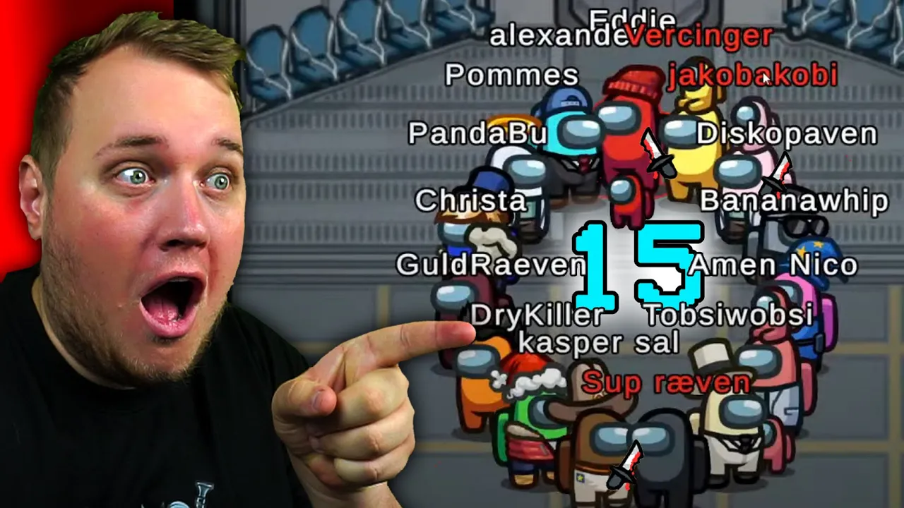 IMPOSTOR m. 15 SPILLERE! *NY UPDATE* i Among Us