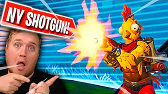 WINS MED VILDESTE GUN?! *NY SHOTGUN* :: Fortnite Dansk