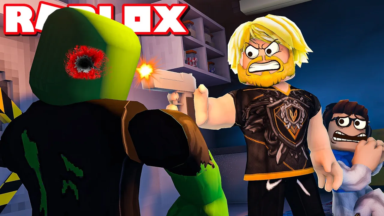 NOGET HAR SMITTET DEM?! *ZOMBIE BLITZ: ORIGINS* :: Roblox Zombie Stories Dansk