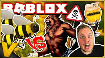 BIER vs. VARULV - HVEM VINDER?! 🐝 :: Bee Swarm Simulator Roblox Dansk