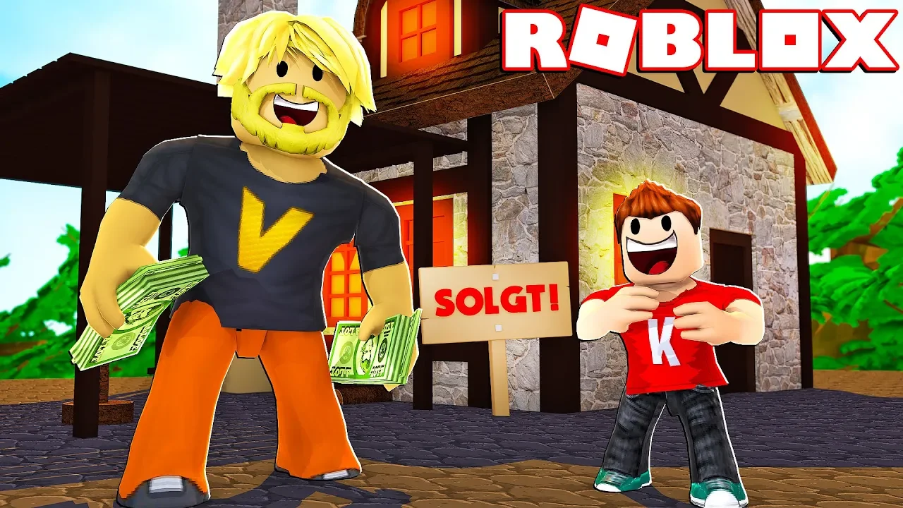 KØBER EN BORG MED MIN SØN! 💰🏠 :: Roblox Adopt Me! Dansk